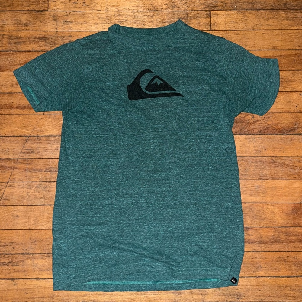 Quick Silver Teal Cotton T-Shirt